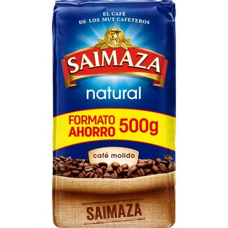 café molido natural formato ahorro paquete 500 g - Saimaza