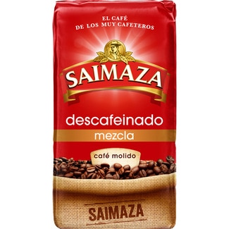 café descafeinado molido mezcla paquete 250 g - Saimaza