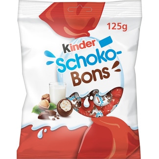 huevos de chocolate rellenos de leche y avellanas bolsa 125 g - Kinder Schoko-bons