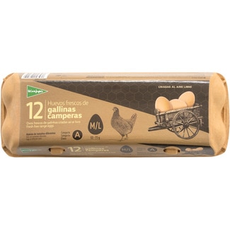 huevos camperos categoría A clase M-L estuche 12 unidades - El Corte Ingles