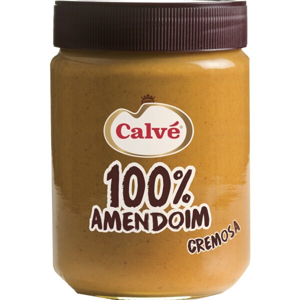 Calvé Manteiga 100% de Amendoim embalagem 350 g