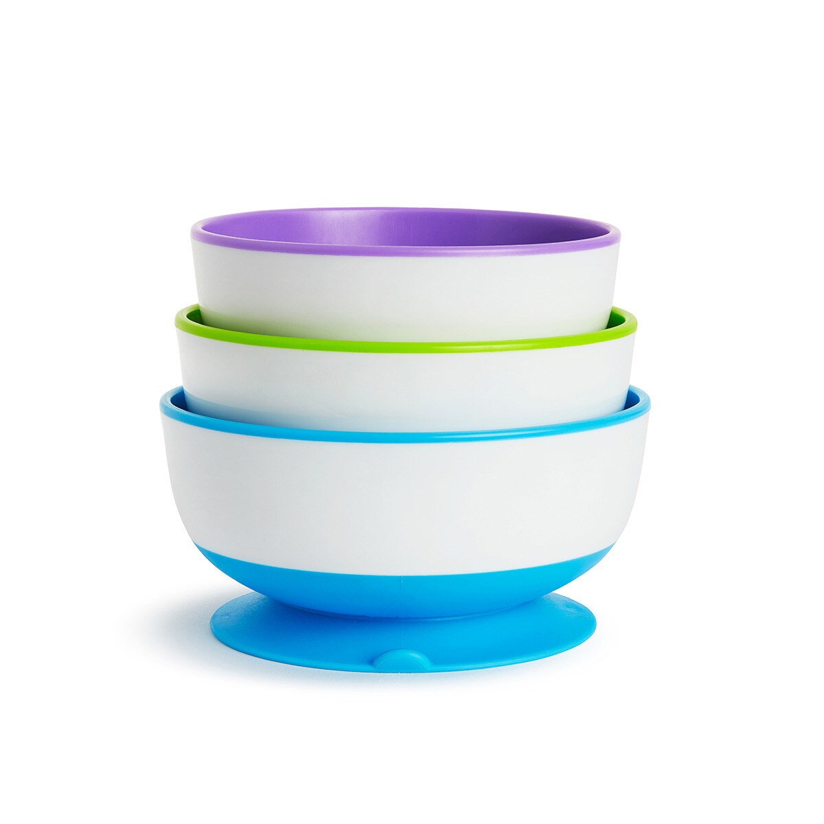 Set de 3 bols à ventouse Munchkin Stay Put