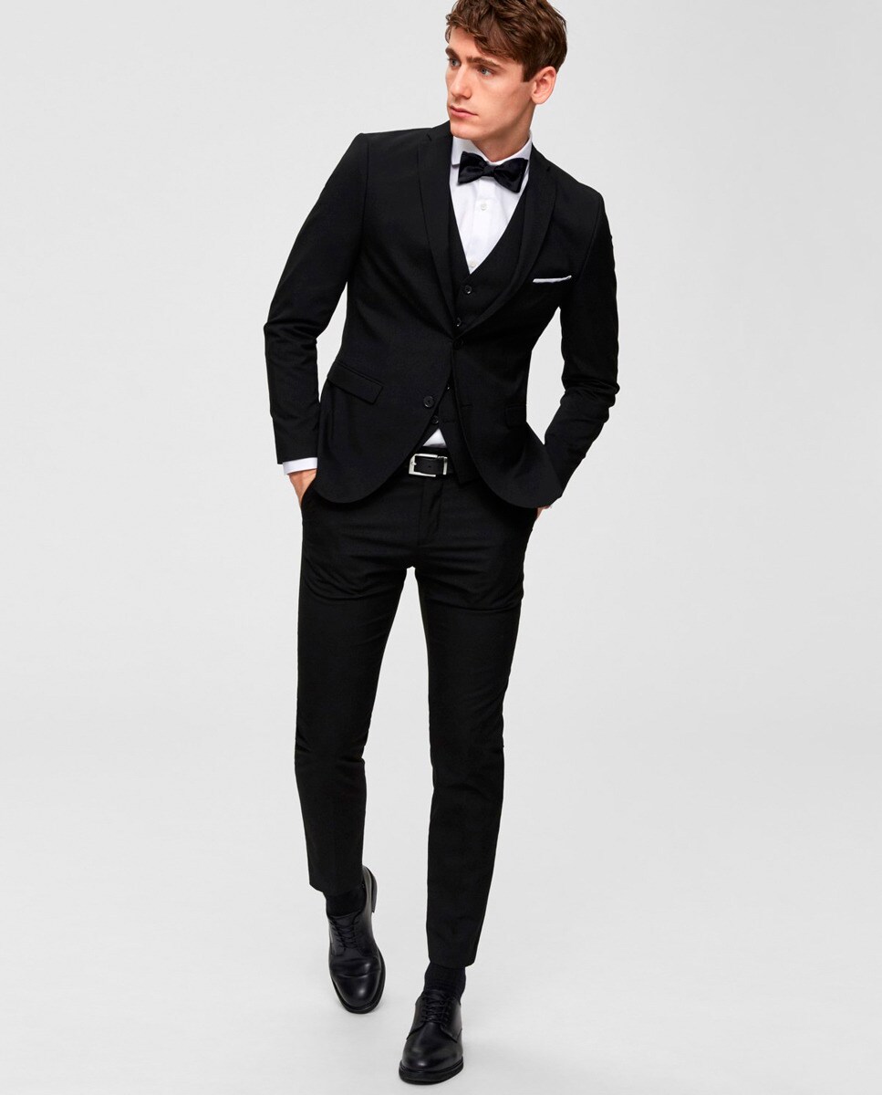Pantalón de traje hombre Selected negro · Selected · El Corte Inglés