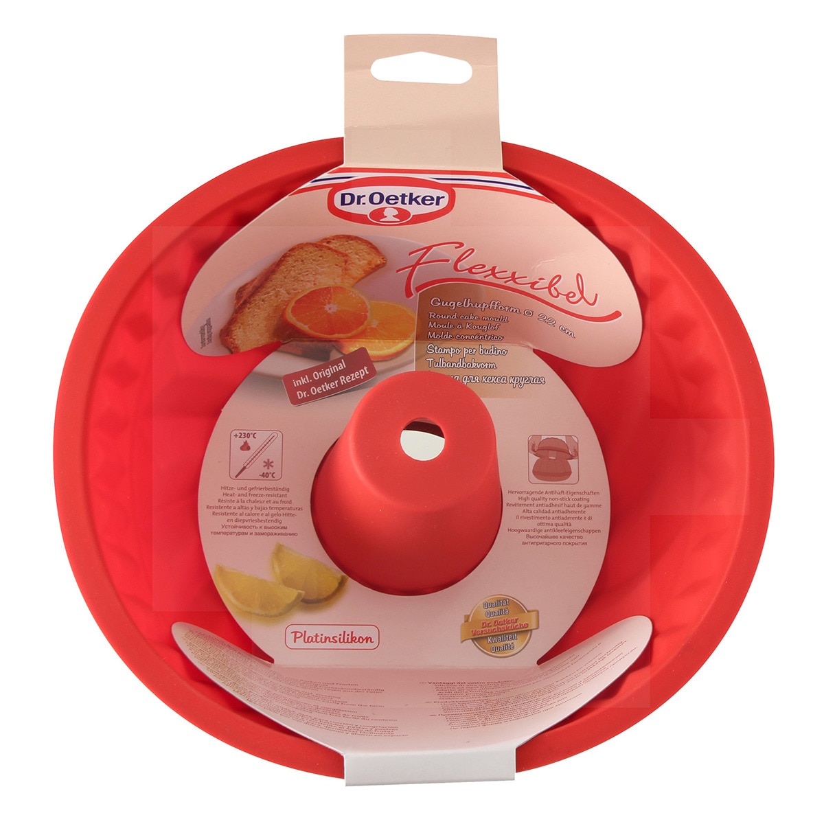 Molde Bundt Flexxibel Vermelho-2