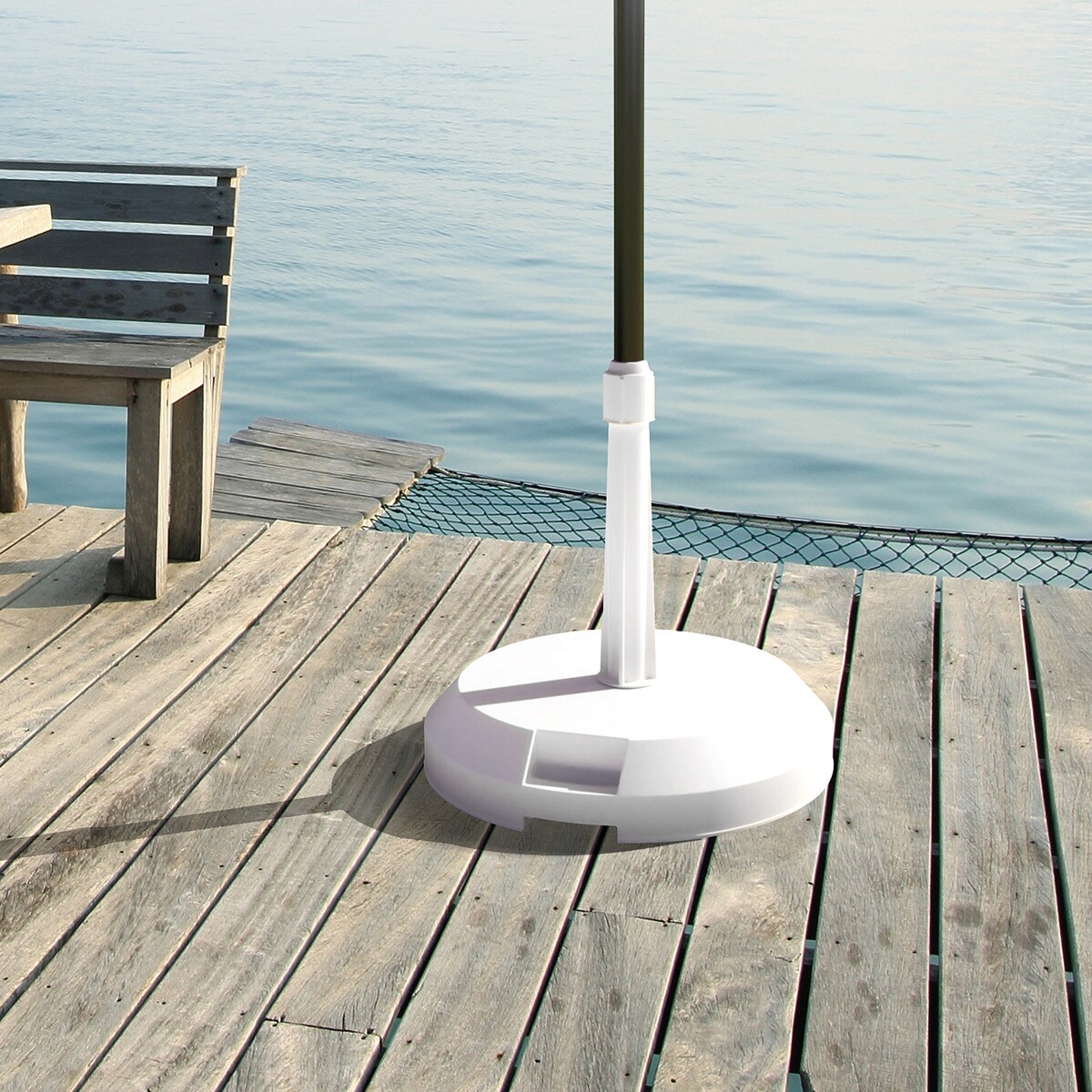 Base de parasol de hormigón S. Jorge Plus Movelar Blanco-2