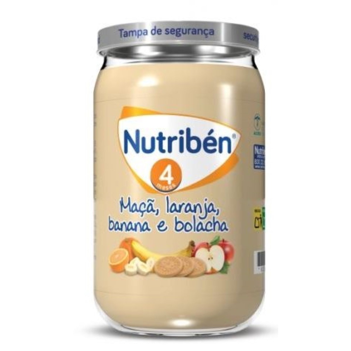 Boião Maçã Laranja Banana Bolacha 235g Nutribén 1
