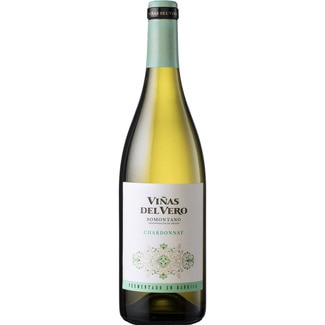 vino blanco chardonnay fermentado en barrica DO Somontano botella 75 cl - Viñas Del Vero