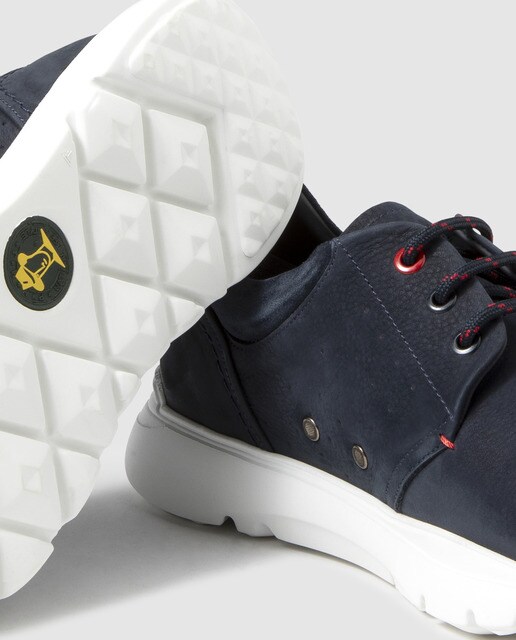 Zapatos de cordones de hombre Panama Jack de piel nobuck Waterproof en  color azul marino · Panama Jack · El Corte Inglés