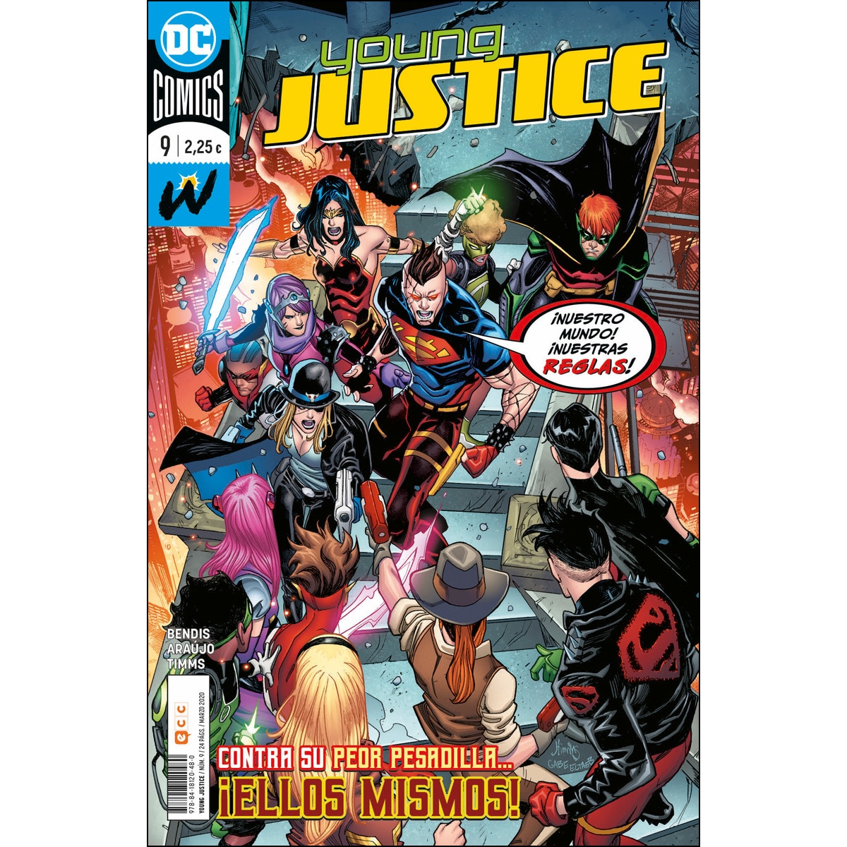 Young Justice núm. 09 (Capa mole) 1