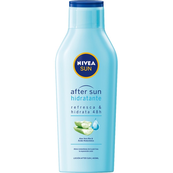 loción after sun hidratante con aloe vera refresca & hidrata 48h frasco