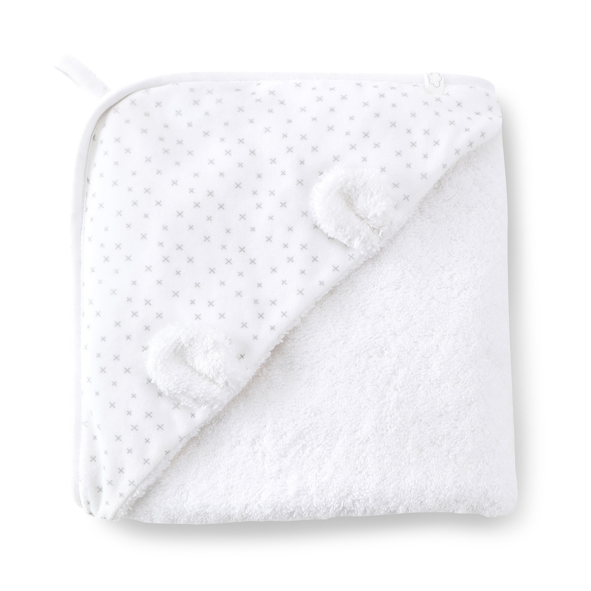 Capa de Baño Cotton Juice Baby Home New Born velour Blanco-2