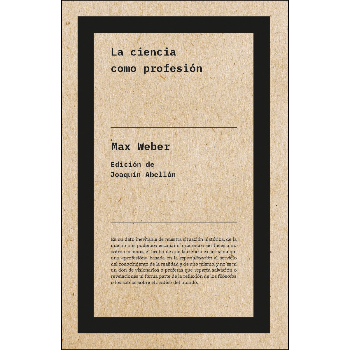 Imagem 0 de La ciencia como profesión