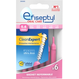 Escovinhas Interdentais Ultra Suave embalagem 6 unidades - Efiseptyl