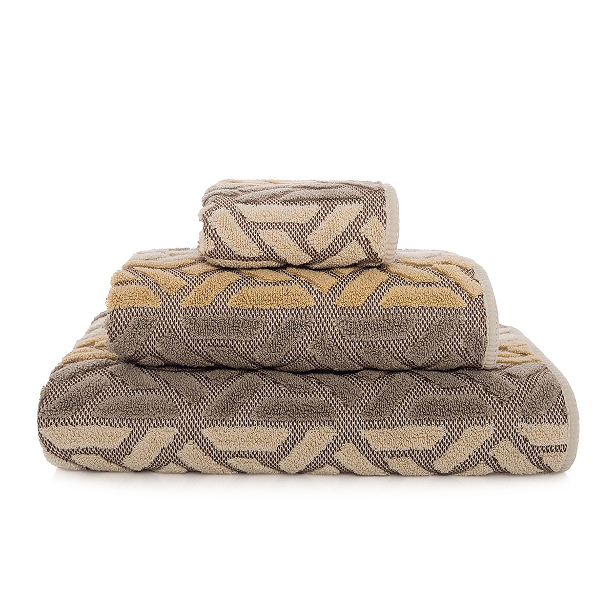 Toalla de baño algodón peinado 650 gr/m2 Dakar Graccioza Beige-1