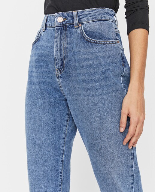 Vaquero de mujer estilo MOM al tobillo · Noisy May · El Corte Inglés