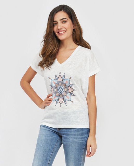 Camiseta manga corta de mujer