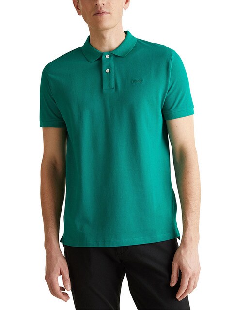 Polo en algodón orgánico de hombre slim