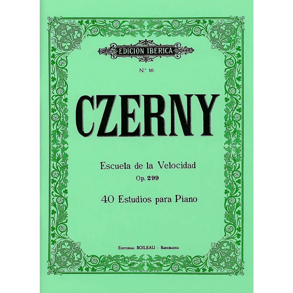 Imagem 0 de Escuela de la Velocidad Op.299: 40 Estudios para Piano