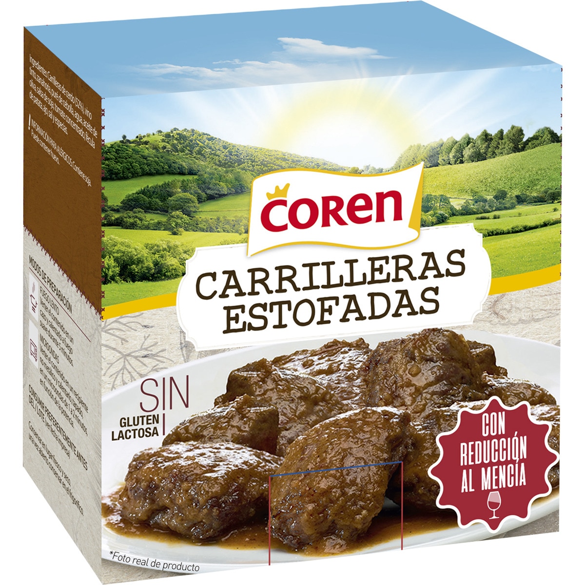 carrilletas estofadas con reducción al Mencía sin gluten estuche 380 g