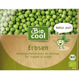 Biocool Ervilhas Biológicas embalagem 300 g