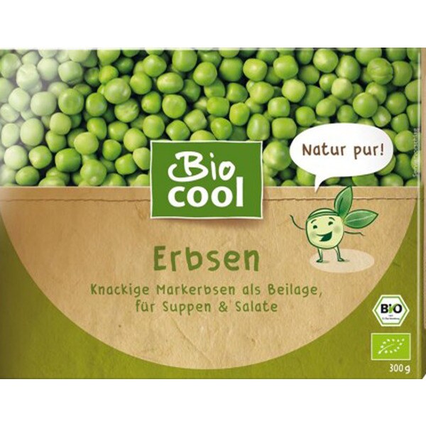 Biocool Ervilhas Biológicas embalagem 300 g