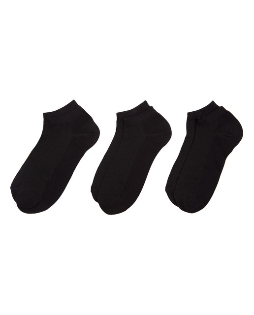 Imagem 0 de Pack de Três Pares de Meias pelo Tornozelo
