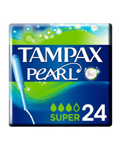 Imagen 0 de 24 Tampones Con Aplicador Pearl Super Tampax