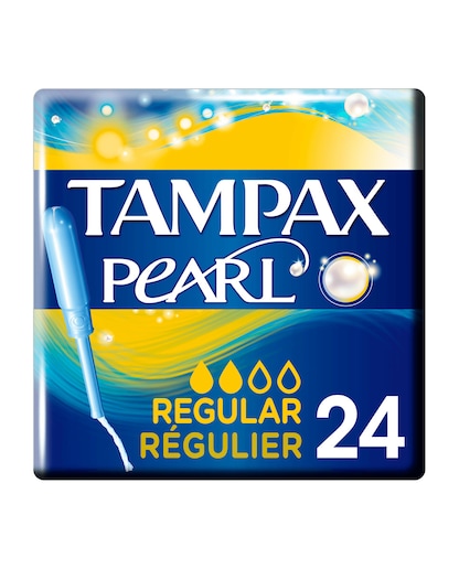 Imagen 0 de 24 Tampones Con Aplicador Pearl Regular Tampax