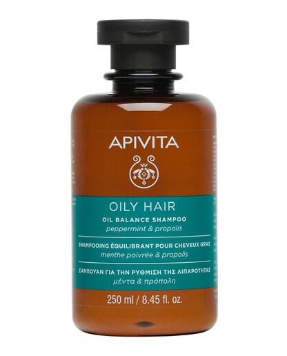 Imagen 0 de Champú Equilibrante Cabello Graso Menta & Propóleo Apivita