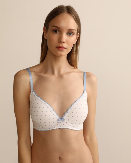 Pack sujetadores estampado corazones