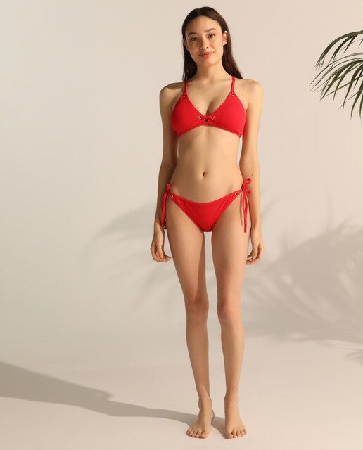 Braga de bikini color liso