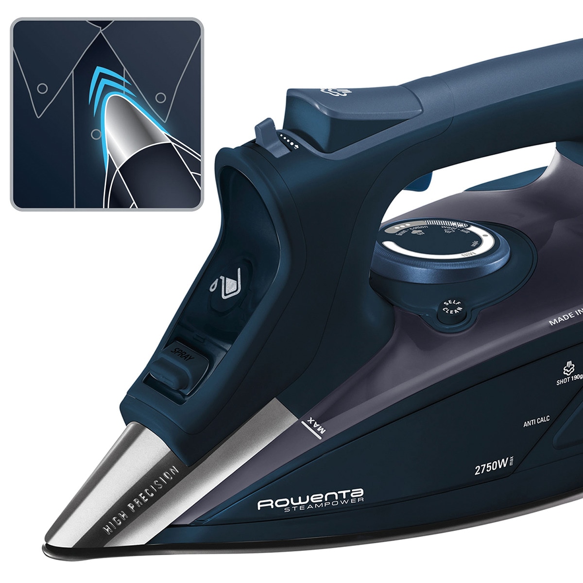 Plancha de vapor Rowenta Steampower DW9216 con suela Microsteam 400 Láser ·  El Corte Inglés
