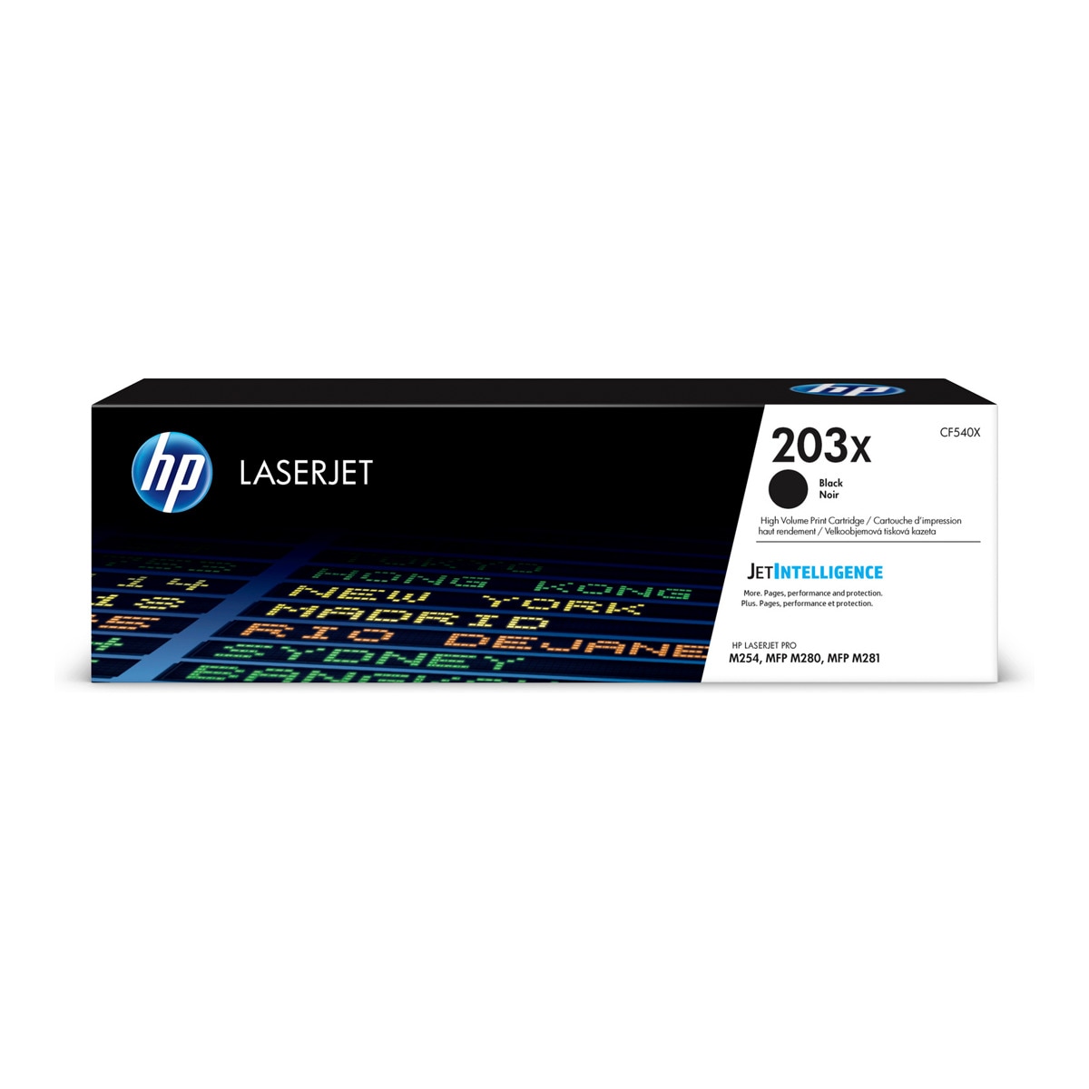 Imagen 0 de Tóner original LaserJet HP 203X negro (CF540X)