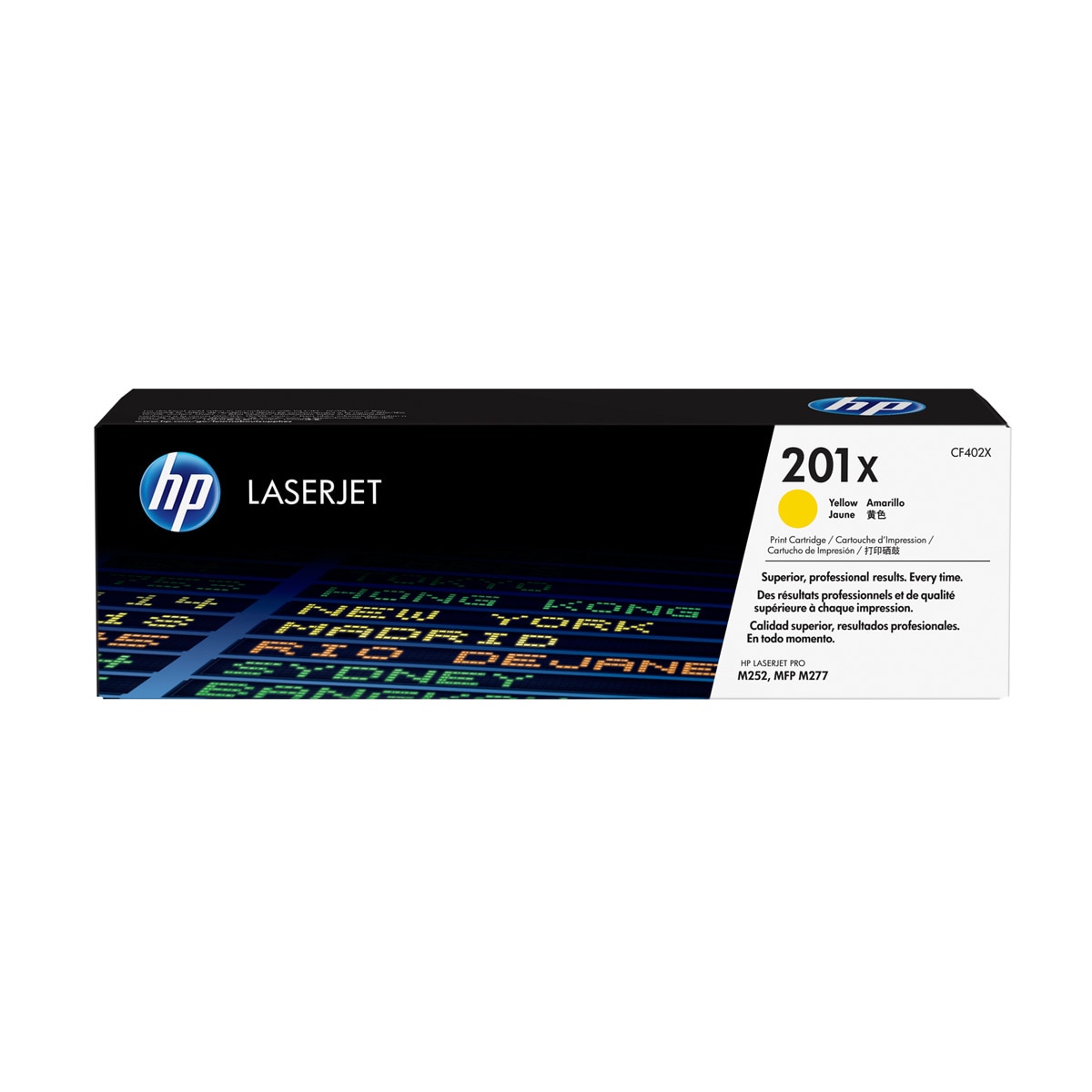 Tóner original LaserJet HP 201X amarillo (CF402X) 1