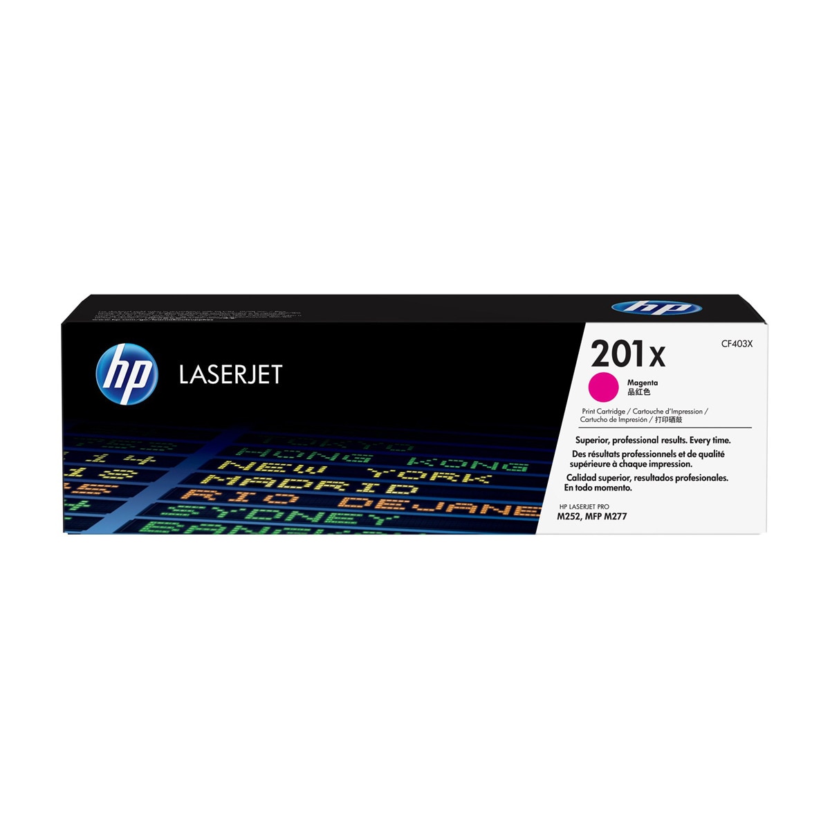Tóner original LaserJet HP 201X magenta (CF403X) 1