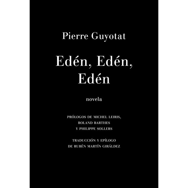 Imagem 0 de Edén, edén, edén(Tapa blanda con solapas)