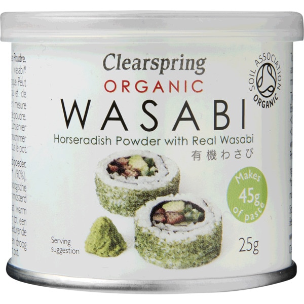 Wasabi em Pó Biológico lata 25 g