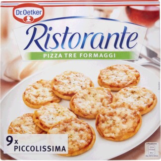 Dr. Oetker Ristorante Pizza Três Queijos Piccolissima embalagem 216 g