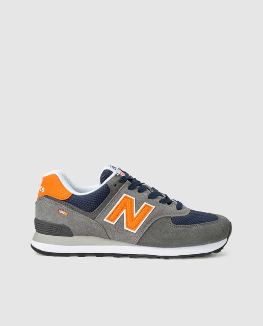 Zapatillas de hombre de serraje New Balance 574 de color ... Zapatillas de hombre de serraje New Balance 574 de color ...