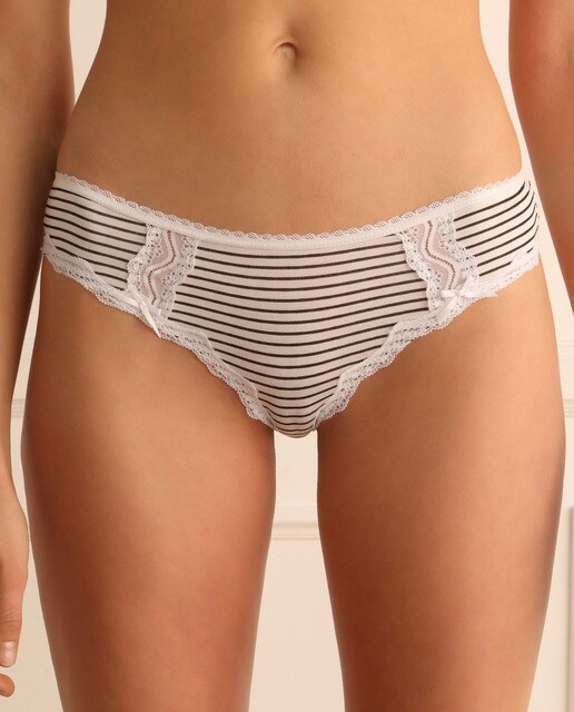 Tanga con estampado rayas