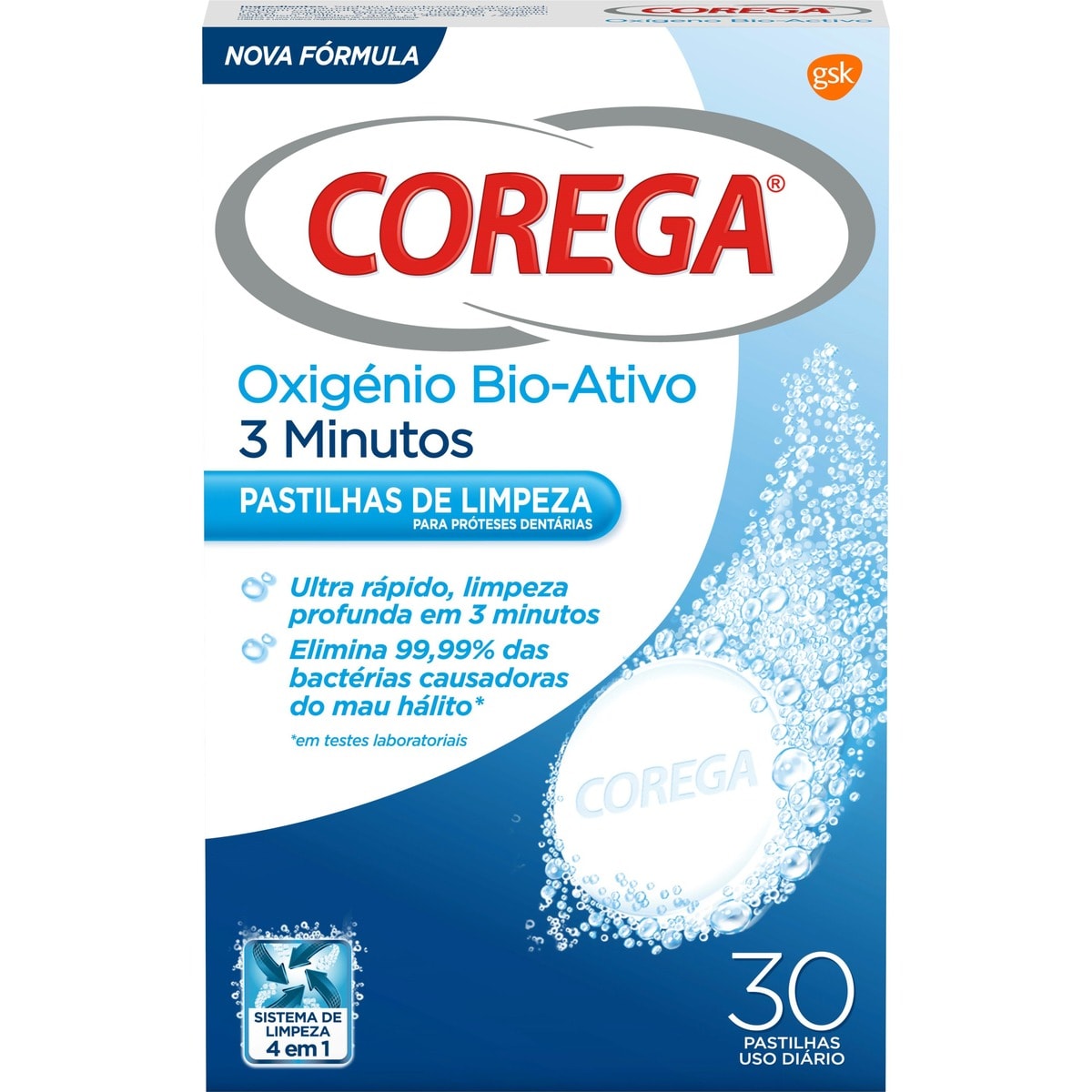 30 pastilhas de limpeza oxigénio bio-activo 1