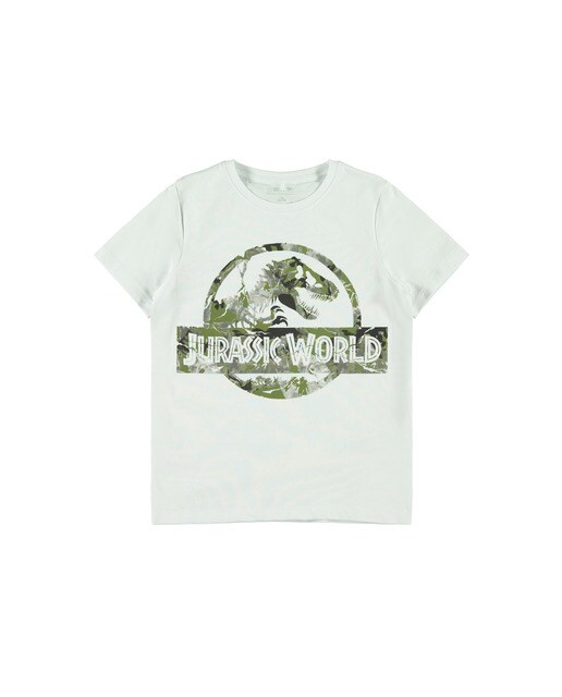 camiseta jurassic park blanca