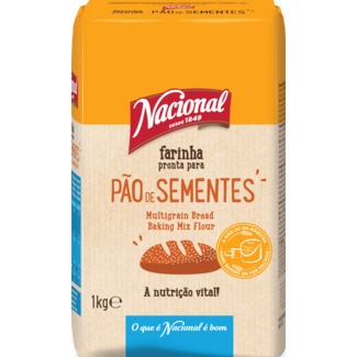 Farinha Preparada para Pão de Sementes embalagem 1 kg - Nacional
