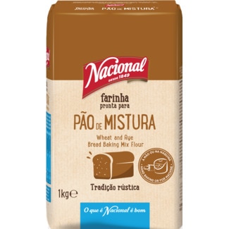 Farinha Preparada para Pão de Mistura embalagem 1 kg - Nacional