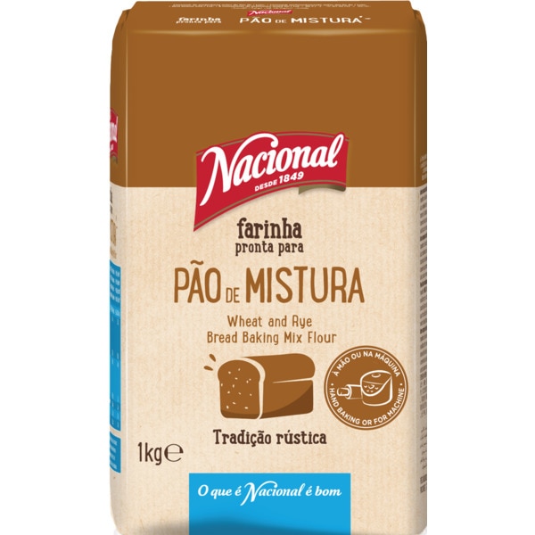 Farinha Preparada para Pão de Mistura embalagem 1 kg