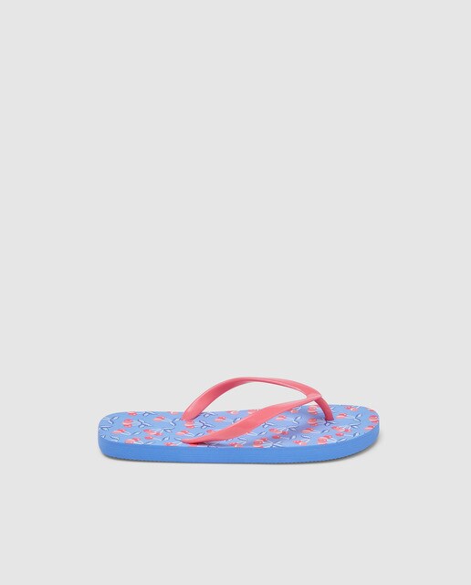Chanclas de niña con cerezas · B con B · El Corte Inglés