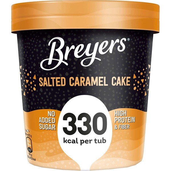 Buy Salted caramel ice cream low in calories tub 465 ml · BREYERS