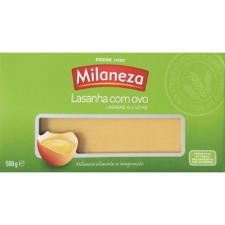 Lasanha de Ovo Especial embalagem 500 g - Milaneza