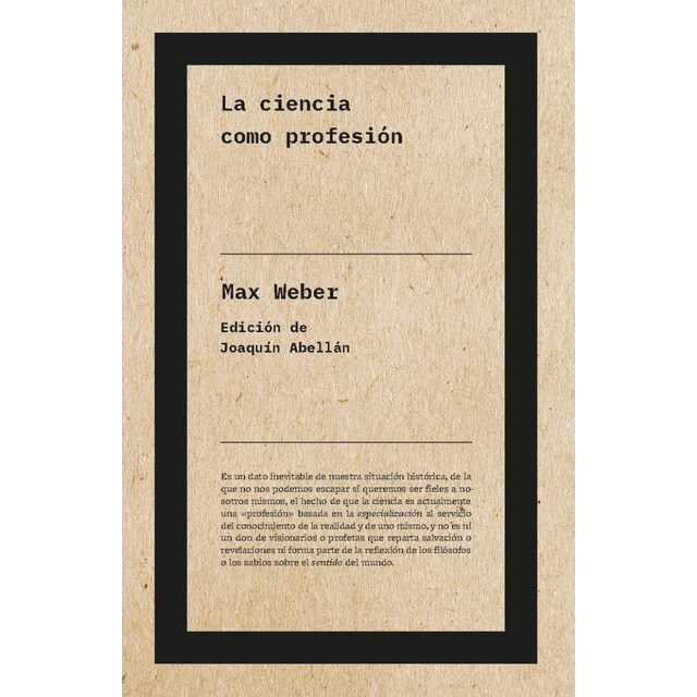Imagem 0 de La ciencia como profesión (Capa mole com abas)