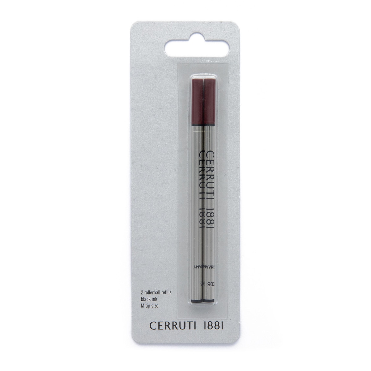 Pack de 2 recargas de caneta rollerball Metal preto Preto-1